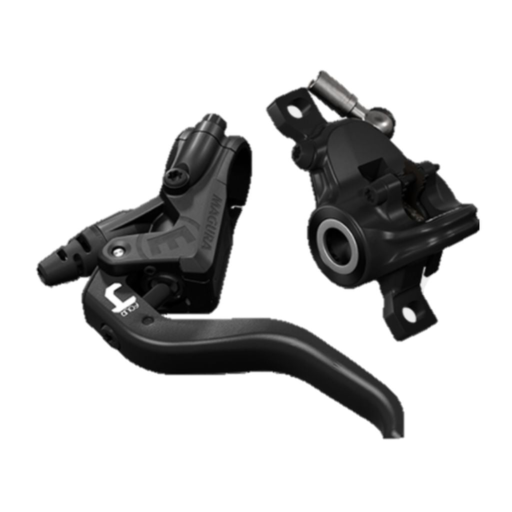 Two separate Magura MT4 2-Finger Post Mount Disc Brake Kits on a white background.