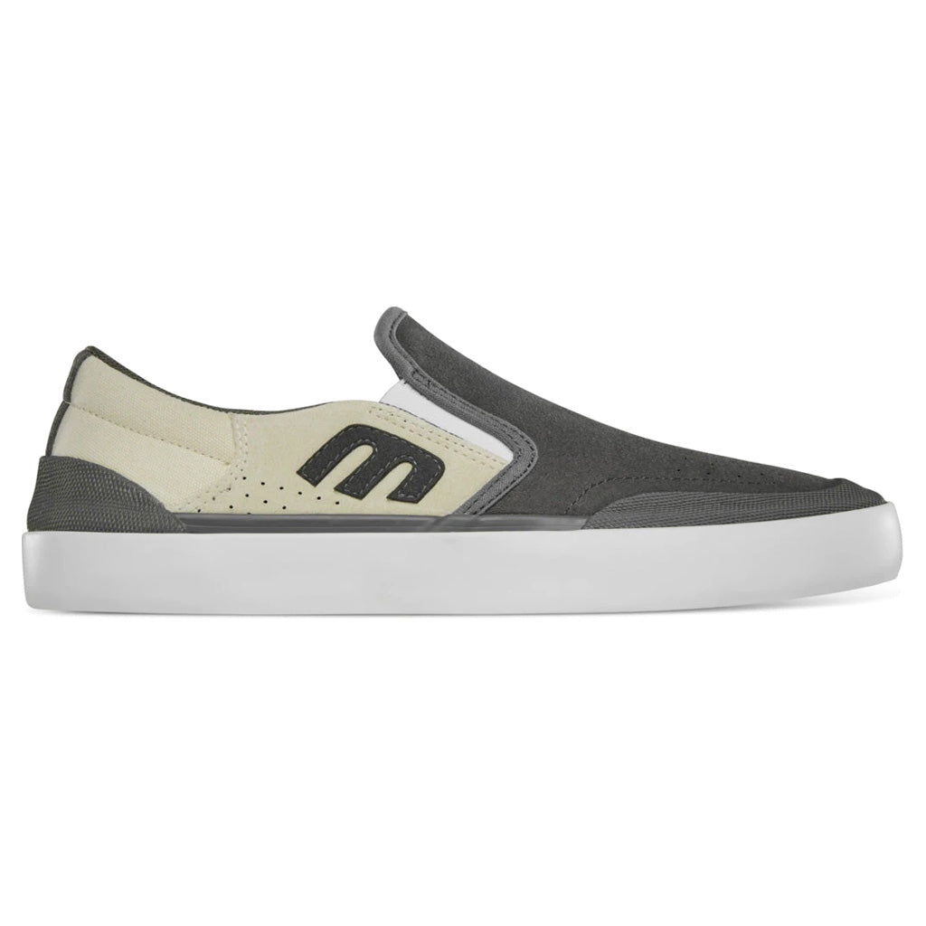Etnies Marana Slip XLT (Nathan Williams Signature) Shoes - Grey/Tan in grey and white.