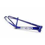 The Meybo 2024 HSX Pro XL Frame features a blue bike frame.