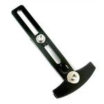 A black metal Meybo HSX Tensioner Kit specifically designed for HSX frames, serving as a chain tensioner replacement, displayed on a clean white background.