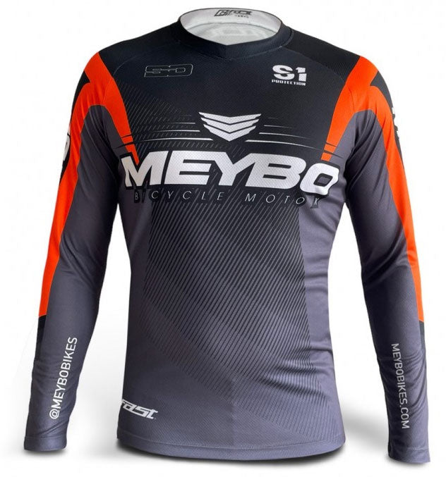 Meybo V6 Slimfit Race Youth Jersey long sleeve jersey.