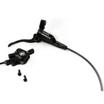 Stay Strong Disc Brake Kit 120mm, featuring brake lever, caliper, hose, mounting bolts, and 120mm rotor for enhanced traction control—shown on a white background.