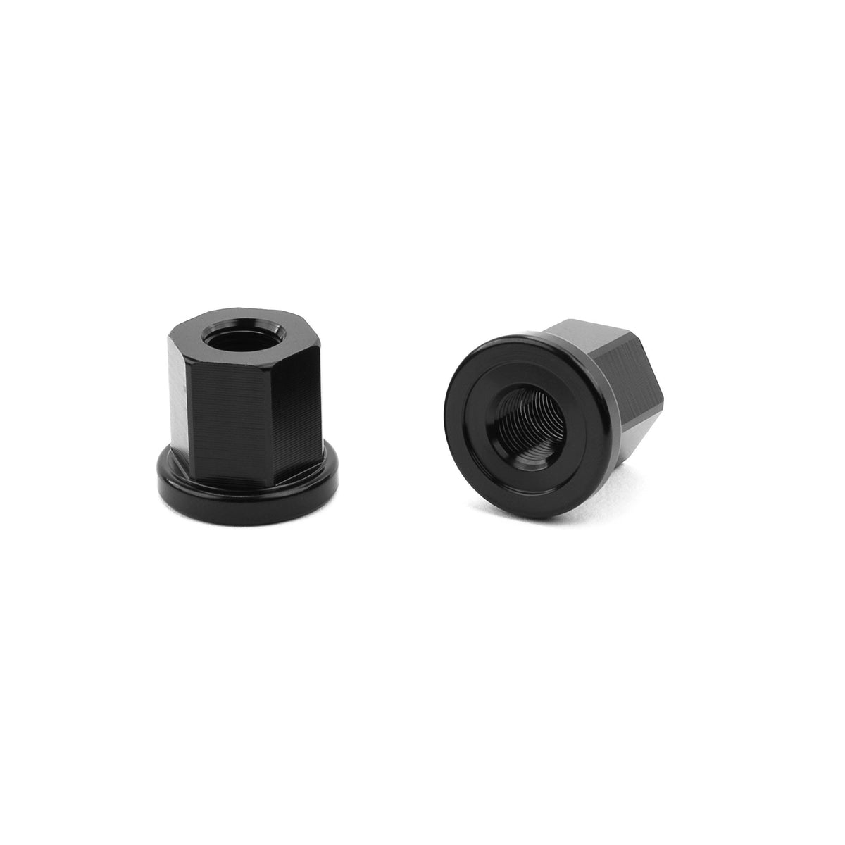 Mission 3/8 Alloy Axle Nuts Pair Red Red