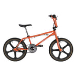 The Skyway Street Beat EX 20 Inch Bike features black wheels and a strong 4130 chromoly frame.