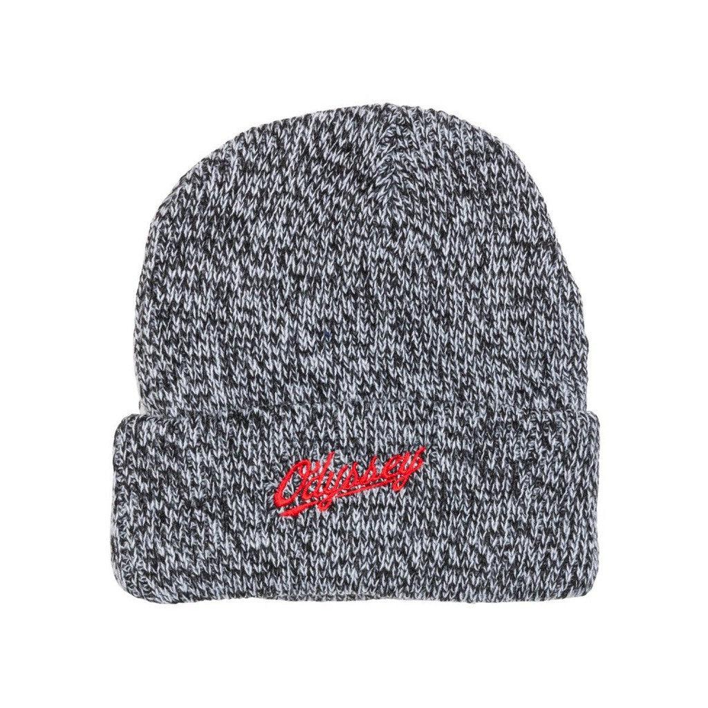 Odyssey Slugger Stitched Beanie/Black and White