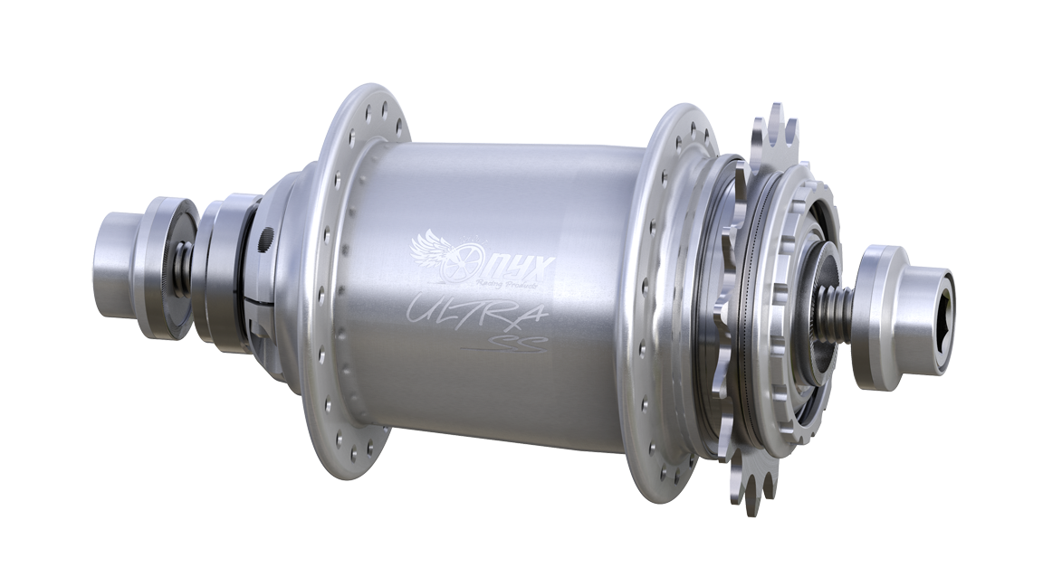 Onyx BMX ULTRA SS OX-110/10mm Bolt-on Rear Hub (Custom Colours)