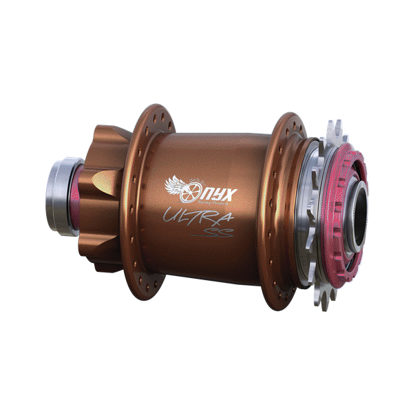 Onyx Ultra SSD ISO disc hub cycling through ten colour combinations