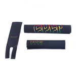 The Cult Pad Set (Rasta Edition), featuring three black pads with the "CULT" logo in red, yellow, and green, is displayed on a white background.