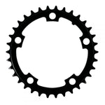 Position One 5 Bolt Alloy Chainring / Black / 34T