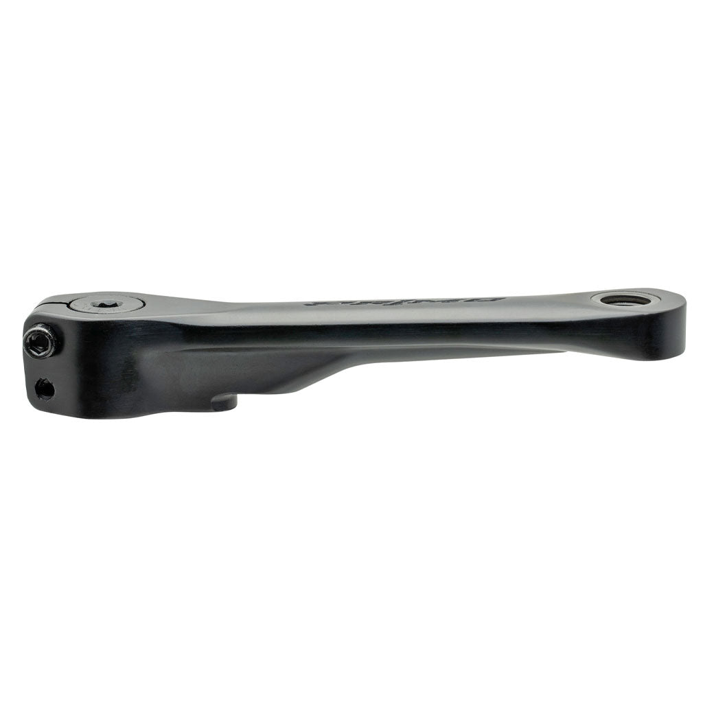 A Primo Powerbite V3 Cranks with a sleek design and a hole for pedal attachment on one end, featuring the durability of a chromoly spindle.