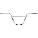 Salt Plus HQ Bars are 2-piece BMX handlebars constructed from durable chromoly tubing, featuring a crossbar and a small red logo sticker on the left side.