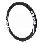 Explore the Pride Carbon Gravity EXP Aero Rim 28H UD (451mm), a black and white rim with "PRIDE" branding, designed for BMX racing. These carbon rims combine sleek aerodynamic design with seamless performance and style.