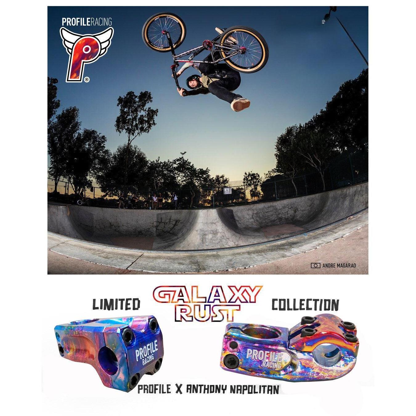 パーツ PROFILE RACING PUSH BMX STEM LTD EDITION Profile Racing Push BMX Handlebar Stem F1 Colourway | Alans BMX