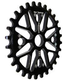 A black gear icon representing the single-speed Rennen Nor'Easter Sprocket appears in a box at the top left. "NOR’EASTER" is displayed in bold at the top right on a plain white background.