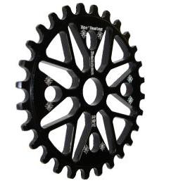 A black gear icon representing the single-speed Rennen Nor'Easter Sprocket appears in a box at the top left. "NOR’EASTER" is displayed in bold at the top right on a plain white background.