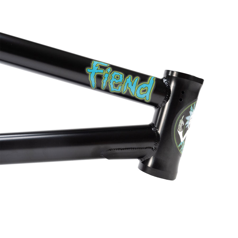 A Fiend Reynolds V2 Frame with the word friend on it and a street machine aesthetic.