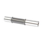 The G SPORT Roloway Axle is a metal cylindrical shaft with a wider center and narrower ends, ideal for axle replacement in BMX hubs or industrial uses, shown on a white background.