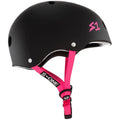 Matte Black / Pink Straps