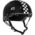Matte Black/White Checkers