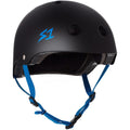 Matte Black/Cyan Straps