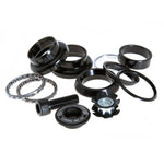 A set of Salt AM Push In Headset 1 Inch and screws for a bicycle.