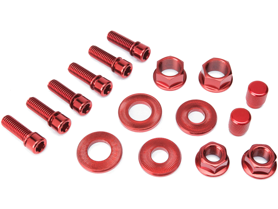 Salt Nut & Bolt Hardware Pack V2 / Red
