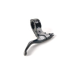 A Saltplus Geo U Brake Lever in black with a handlebar clamp and visible adjustment screw, shown on a white background.