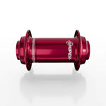 The SD-X Sniper Evo Pro 20mm Front Hub (36 Hole), shown in red anodized finish with "SNIPER" branding on the side, is displayed against a white background.