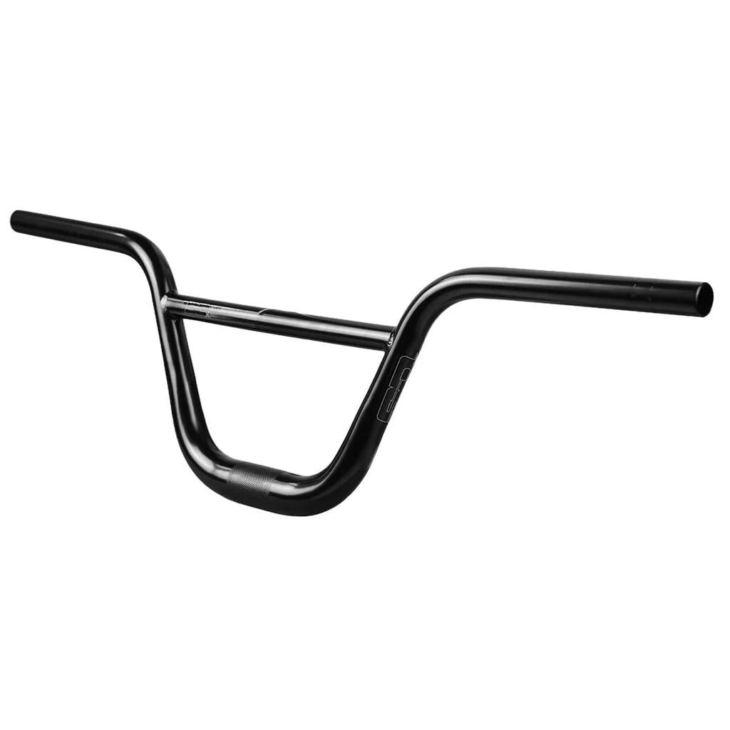 The SD-X Five Alloy Oversize Race Bar is a black BMX handlebar with a crossbar, designed for 31.8mm clamps and lightweight performance, shown on a white background.
