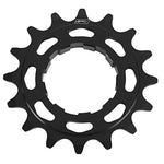 The SD Ace Shimano Cassette Cog is a black, lightweight 13-tooth aluminium sprocket with a hollowed design and central mounting hole, compatible with Shimano HG cassette hub drivers.