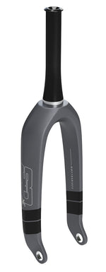 The SD Expert 1 1/8 V2 Carbon Fork 20 Inch 10mm (2026 Colours) features a lightweight design with subtle graphics and branding, suitable for expert-level riders.