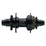 A side view shows the SD Ace V2 Rear 10mm Disk Hub with sealed bearings, designed for carbon race wheels, in black finish against a white background.