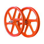 A pair of Skyway Tuff 6 Spoke Wheelset on a white background.