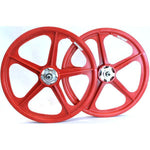 Skyway Tuff II Rivet 20 Wheelset / Red