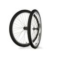 Silver Rim/Black Hub