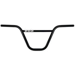 The S&M Dfresh Handlebar is a sleek black BMX handlebar with a crossbar and "FRESH" in white at the center, made from durable 4130 CrMo for top performance.
