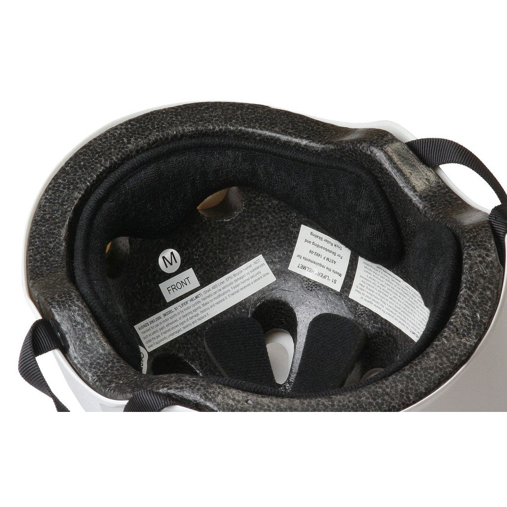 A close up of an S-One Lifer Helmet Liner with Terry Liners on a white surface.