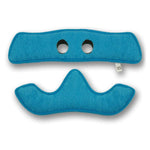 A S-One Lifer Helmet RAD Liner with a mustache on it.