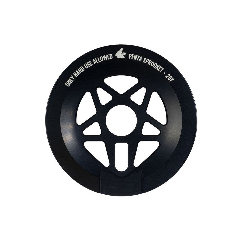 Stress BMX Penta Sprocket / Black / 25T