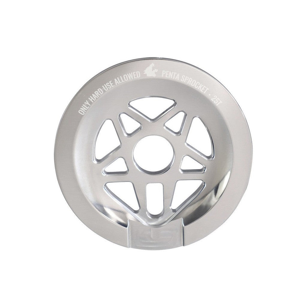 Stress BMX Penta Sprocket / Polished / 25T