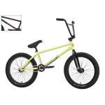 A side view shows the yellow Sunday Soundwave Special Bike (2025) with Odyssey parts, black handlebars, seat, and tires. An inset highlights its black frame with orange decals and features the 41-Thermal® Lifetime Warranty.