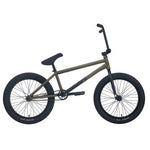 The Sunday Wave Length 20 Inch (Gary Young) Bike showcases a matte olive green chromoly frame with black Odyssey handlebars, saddle, and wheels, set against a white background.