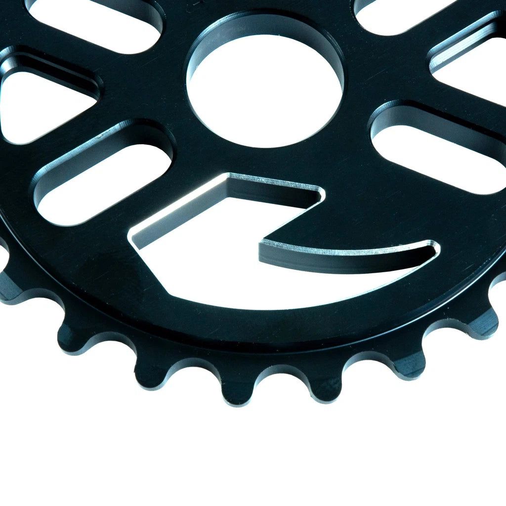 A 7075-T6 aluminium Tall Order One Logo Sprocket, available in 25T, on a white background.