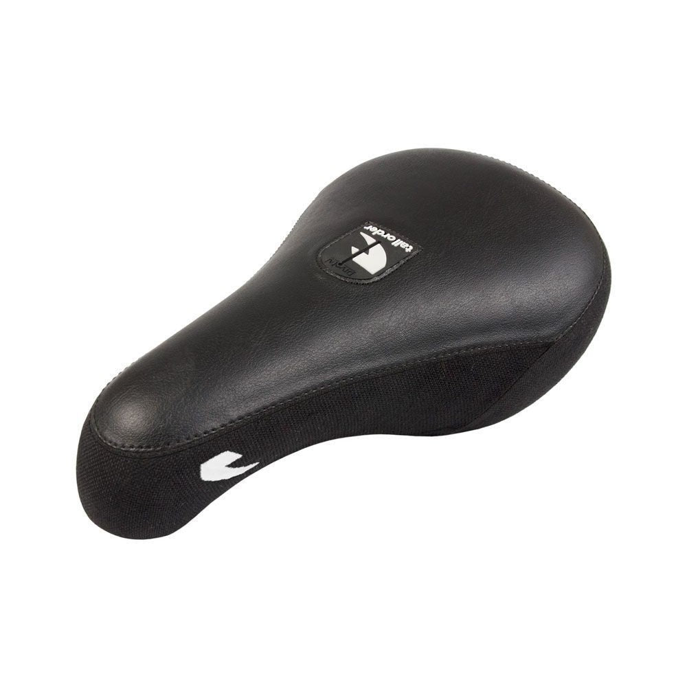 Tall Order Logo Mid Seat / Black With White Stitching