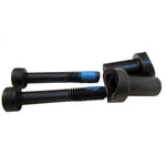 Two Threaded Brake Mounts on a white background.