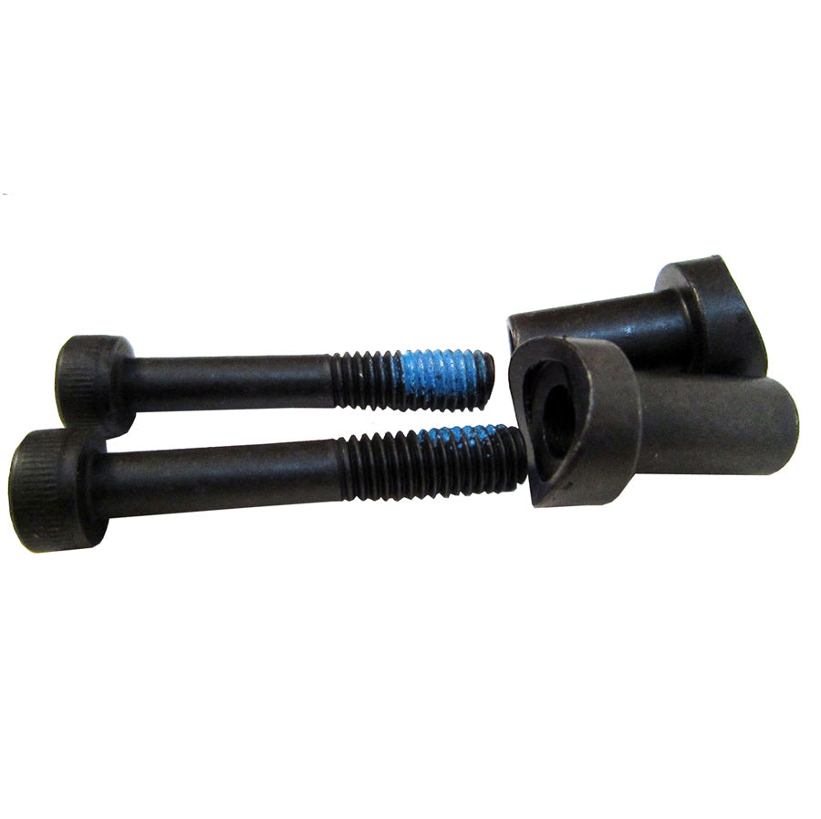 Two Threaded Brake Mounts on a white background.