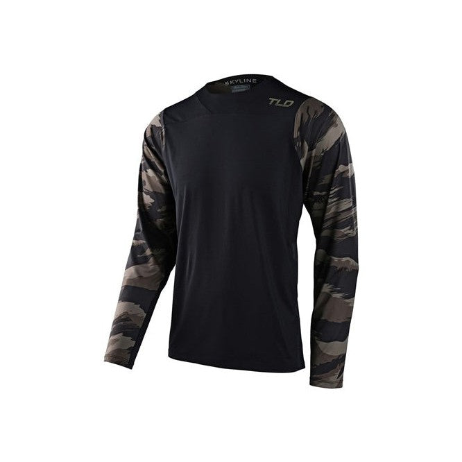 TLD 23 Skyline Chill LS Jersey / Hide Out Black / XXL