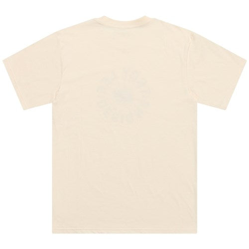 The TLD 25.1 Rotation SS T-Shirt, shown from the back, is a beige tee ideal for daily rotation with a clean design and no visible logos.