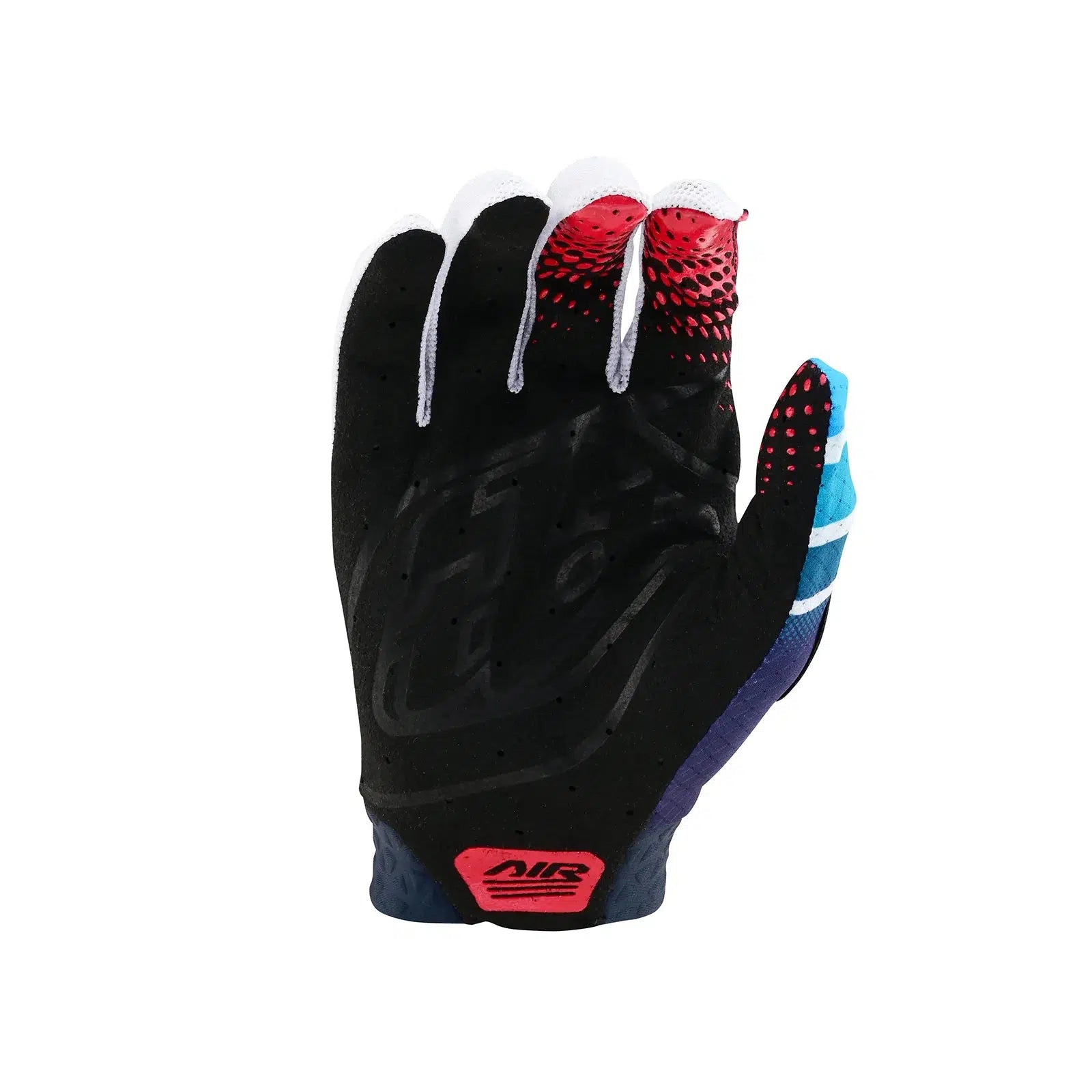 A single TLD Air Glove Wavez Navy/Red against a white background.