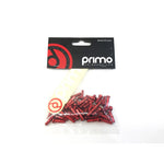 Primo Alloy Nipples (Pack of 50) / Red / 15mm